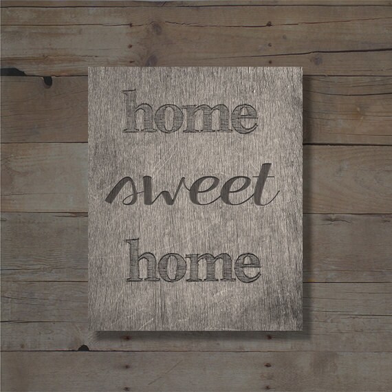 Home Sweet Home Printable instant Download JPEG File | Etsy