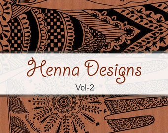 Henna Designs- Vol. 2 ebook - Henna patterns e-book with 25 Handmade Mehendi Designs, mehndi designs, indian mehndi, indian henna tattoo