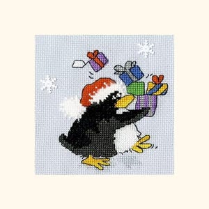 Carte de Noël Bothy Threads - PPP présente un kit de point de croix compté par Margaret Sherry 10 cm x 10 cm XMAS35
