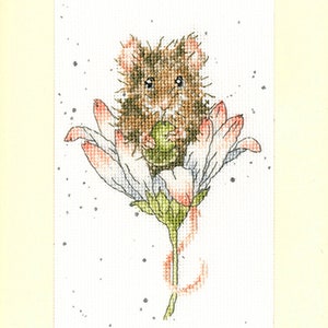 Bothy Threads Wishes Just For You Hannah Dale Wrendale Counted Cross Stitch Card XGC32