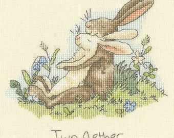 Bothy Threads TwoGether by Anita Jeram Counted Cross Stitch Kit XAJ26