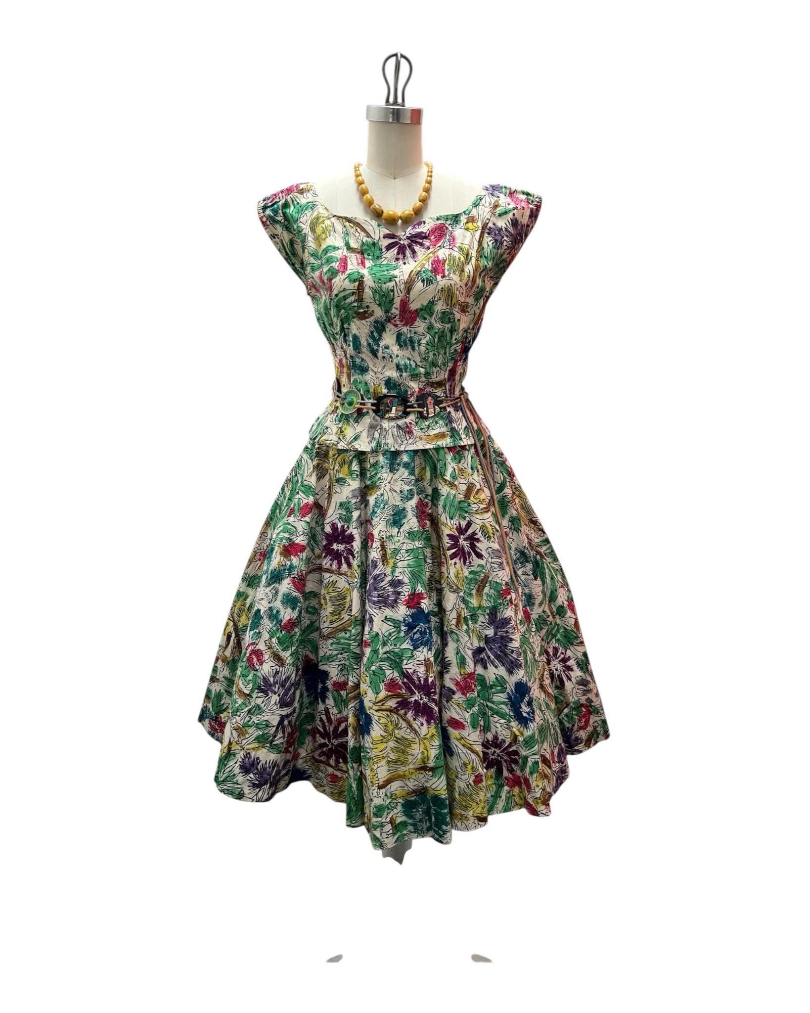 Blue Island Dress - Etsy UK