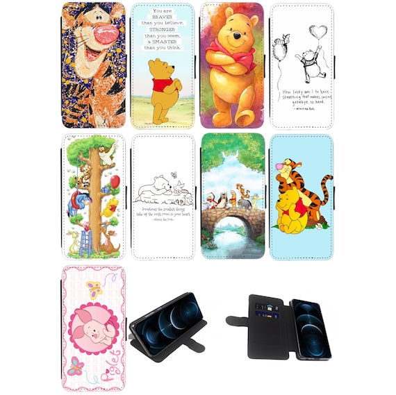 Winnie the Pooh Flip/wallet Phone Case/cover for iPhone SE, 6-17