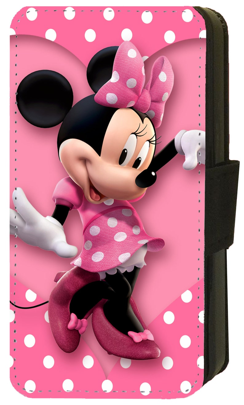Minnie Mouse Disney Inspired Flip Phone Case Wallet Iphone 4 5 Etsy