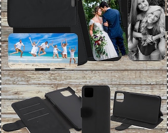 Personalized Photo Faux Leather Wallet Phone Case: Google Pixel 7 Pro