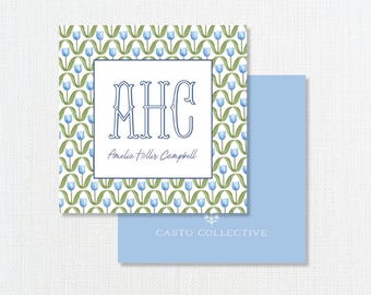 Elegant Tulip Enclosure Cards, Spring Gift Tags, Mother's Day Gift