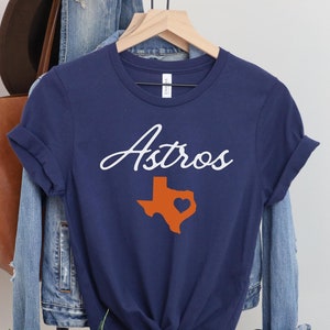 Womens retro astros shirt deals