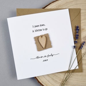 Carte en bois pour le 5e anniversaire de mariage, 5e anniversaire de mariage, 5e anniversaire de mariage, 5e anniversaire de mariage, cinquième anniversaire de mariage