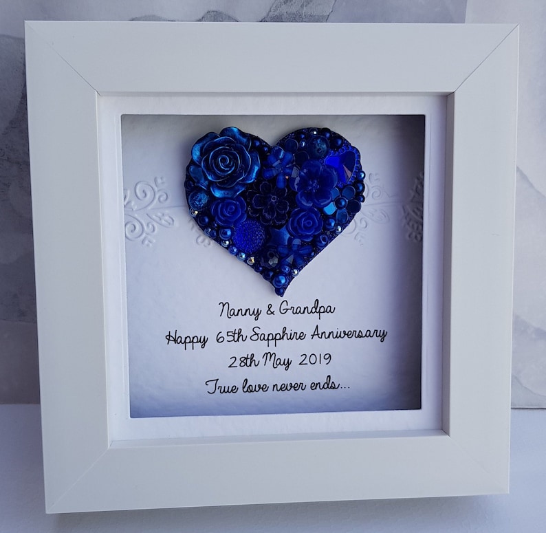 65th wedding anniversary gift 65th anniversary gift