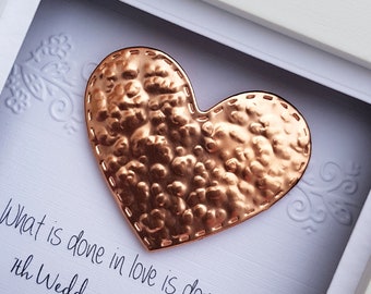 7 Year Anniversary Copper Gifts For Him/Her, 7th Wedding Silver - View #3
