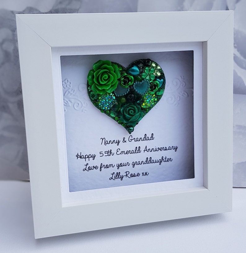 emerald anniversary card