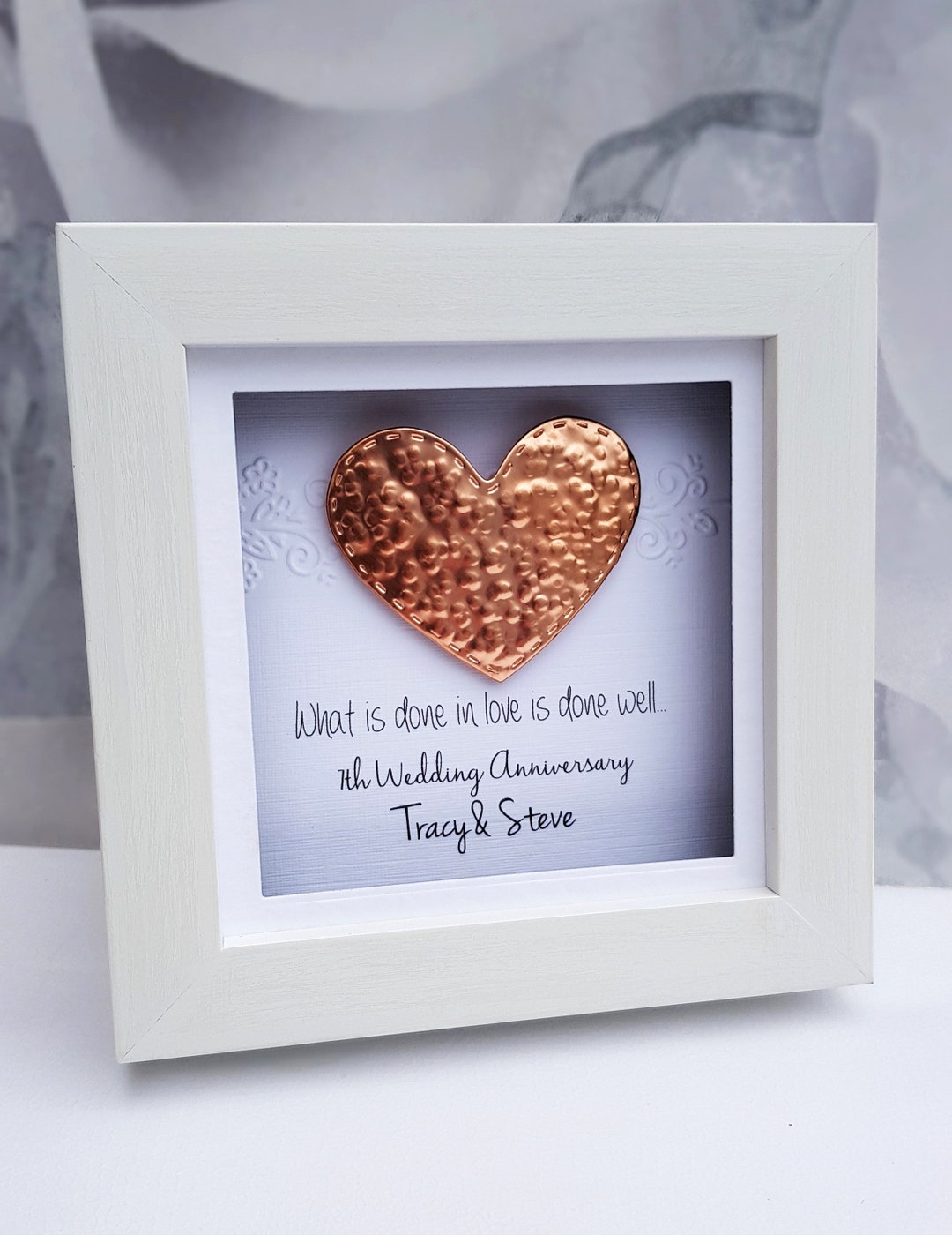 Copper Anniversary Card 22 Year Anniversary Gift For Husband