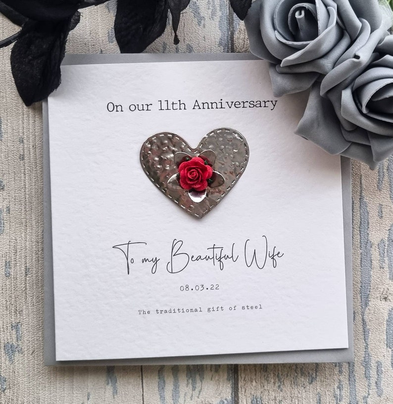 11th anniversary card