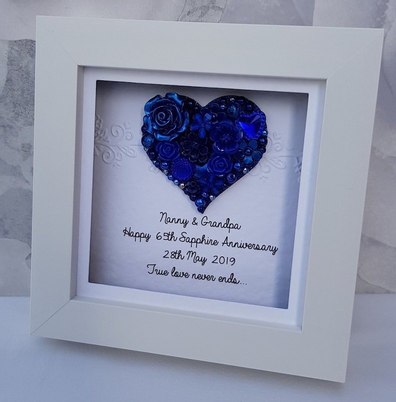65th wedding anniversary gift 65th anniversary gift