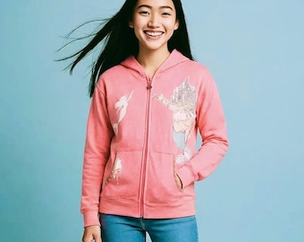 Womens Hoodie The LITTLE MERMAID VINTAGE Print