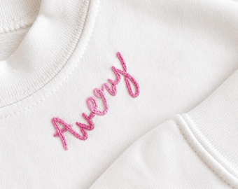 Felpa per bambini personalizzata con ricamo a mano: regalo personalizzato per ragazzi