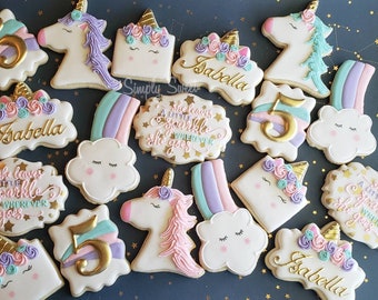 Unicorn Cookies (36 cookies)