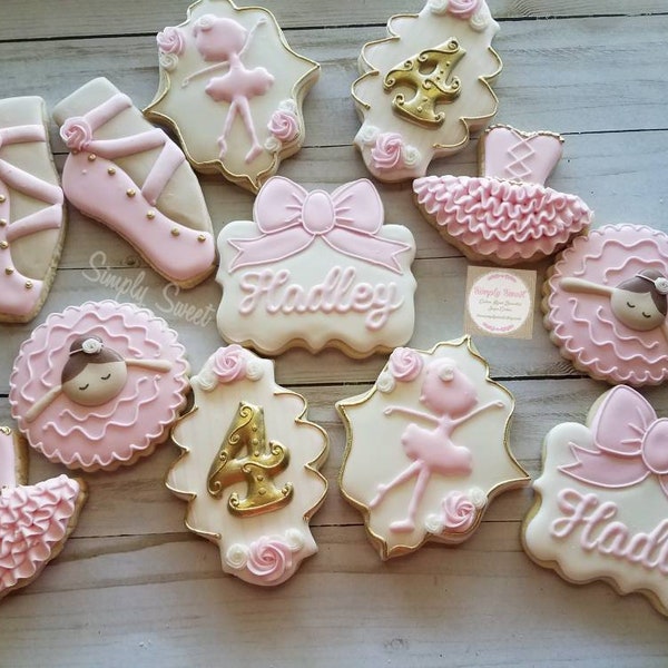 Ballerina/Ballet Sugar Cookies (36 cookies)