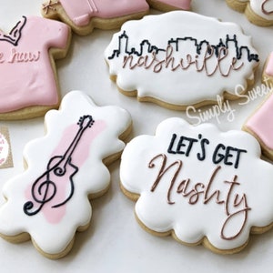Nashville girls trip, bachelorette Cookies (36 cookies)