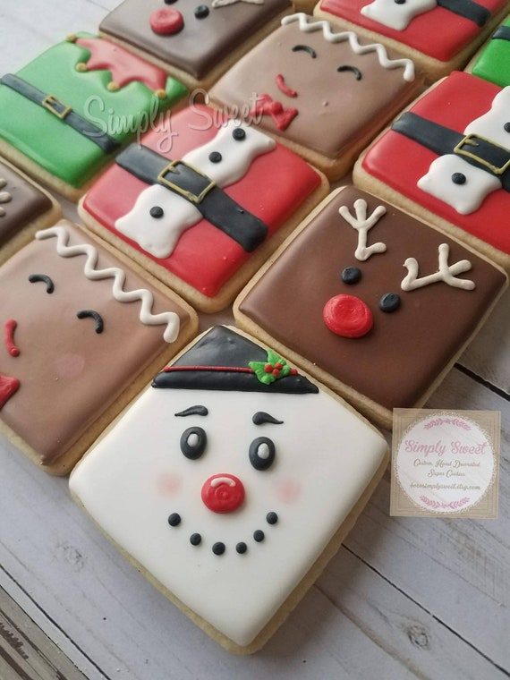 Square Christmas Cookie Set