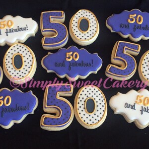 50 and Fabulous Cookies (36 cookies)