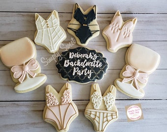 Lingerie shower cookies (40 cookies)