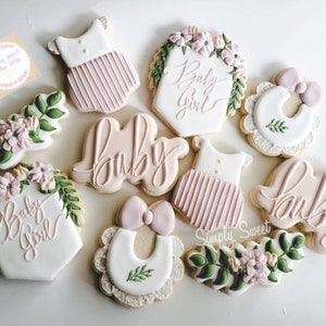 Boho baby shower Sugar Cookies (36 cookies)