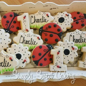 Lady Bug Sugar Cookies (36 cookies)