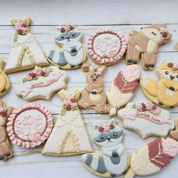 Woodland animals (60 cookies only animals)