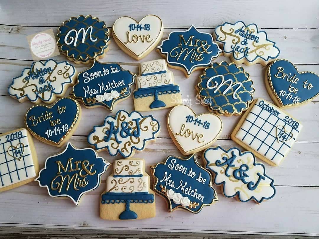 Bridal Shower Cookies 5 dozen | Etsy