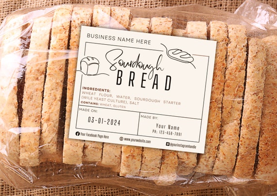 Bakery product labeling and ingredient transparency standards