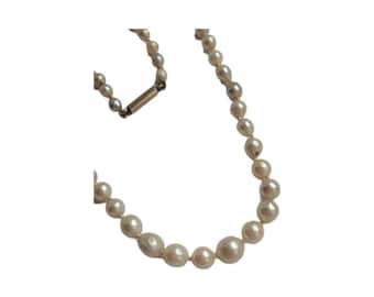 Antique early 1900s Cultured Pearl necklace