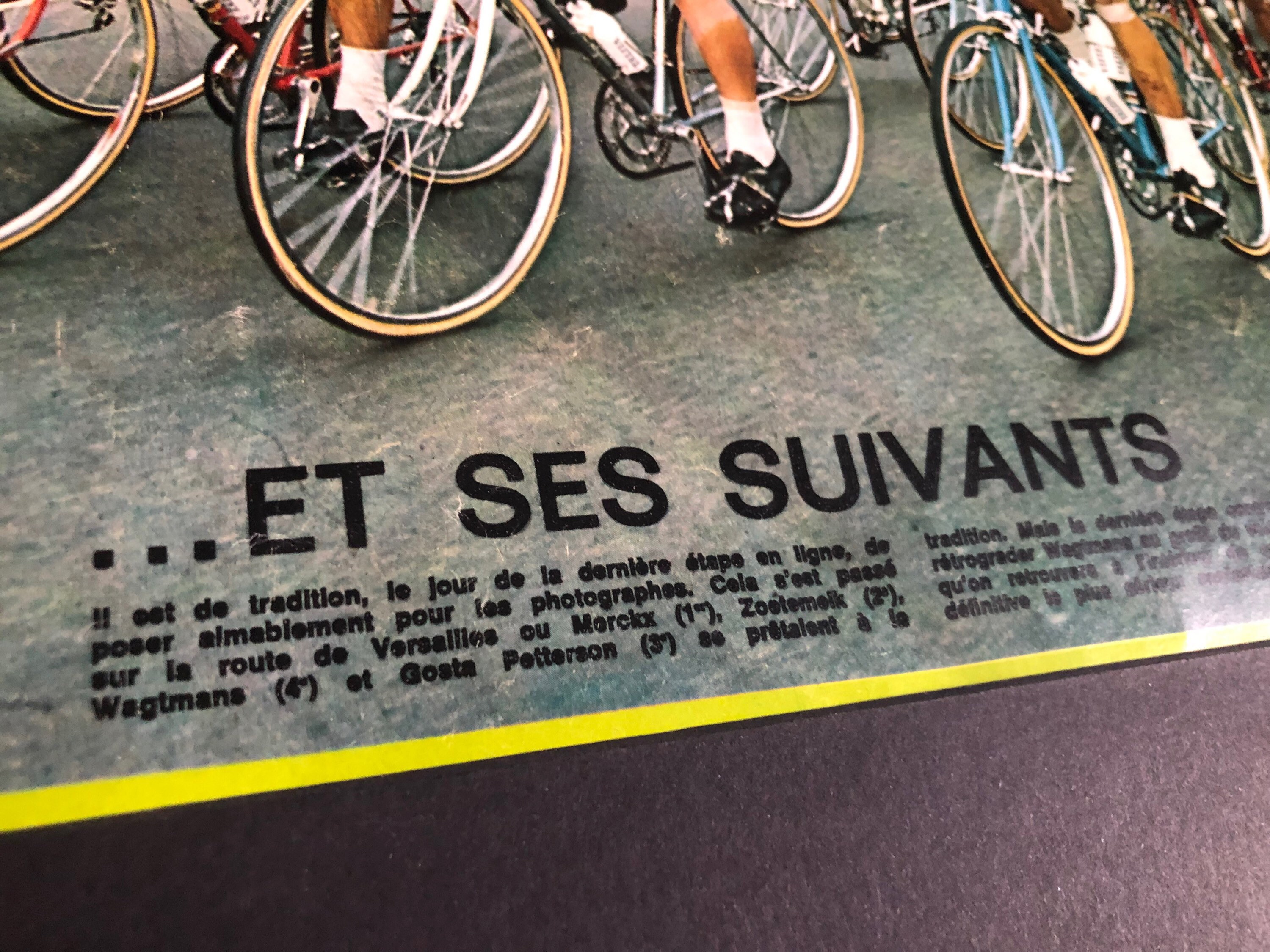 Eddy Merckx Tour De France Original Vintage Cycling Print 1970 Etsy