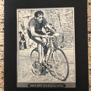 Lot De 3 Posters A3 - Felice Gimondi, Fausto Coppi, Bianchi - Campagnolo