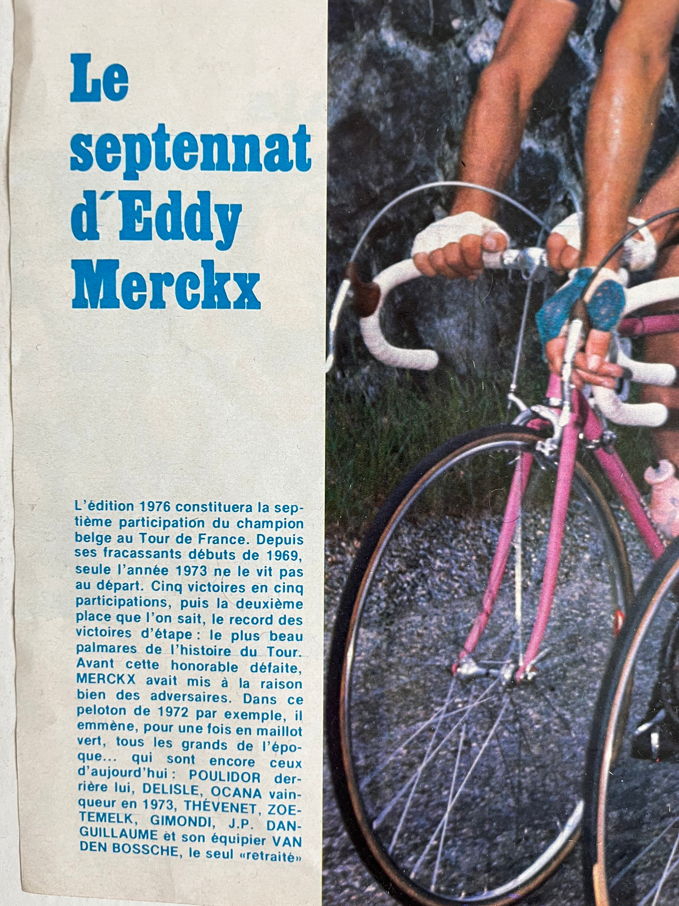 Gipiemme Eddy Merckx blue crankset dust caps fit shimano campagnolo ofmega gipiemme 