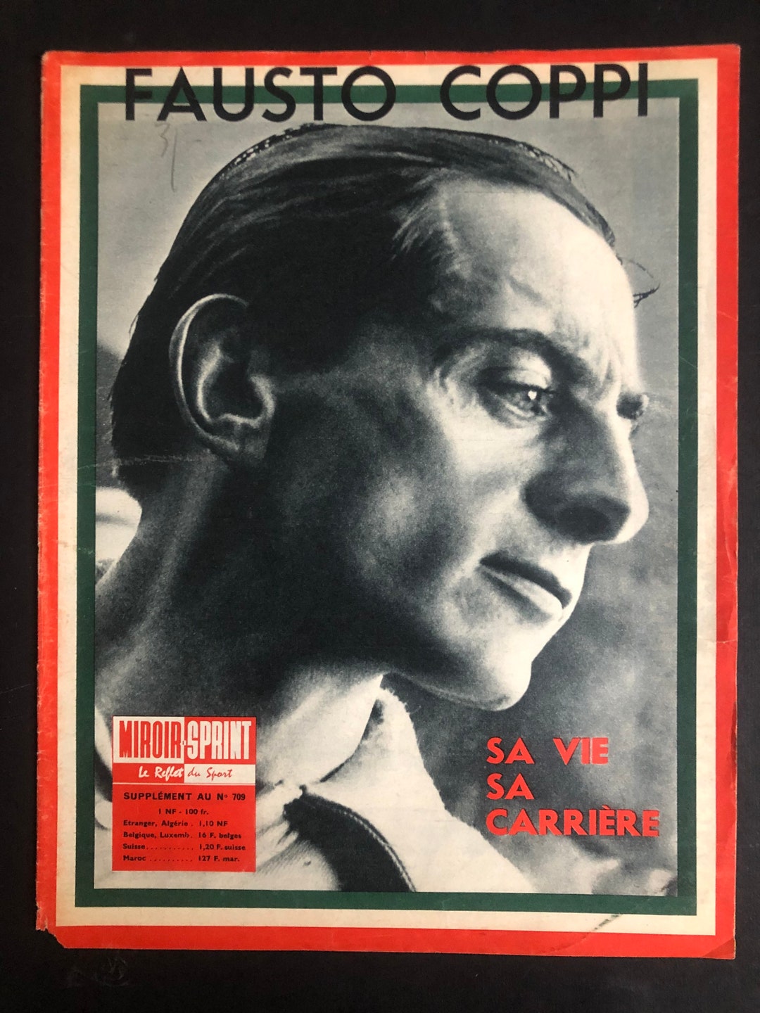 Carte Postale Fausto Coppi - Photo Bertazzini - Autographe Original - 1953