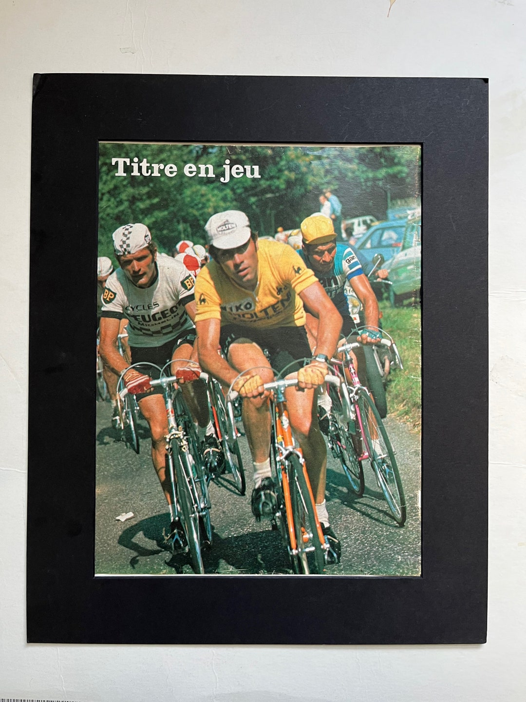 Décalcomanie Eddy Merckx & Bernard Thévenet - Tour De France 1976 - Miroir Du Cyclisme