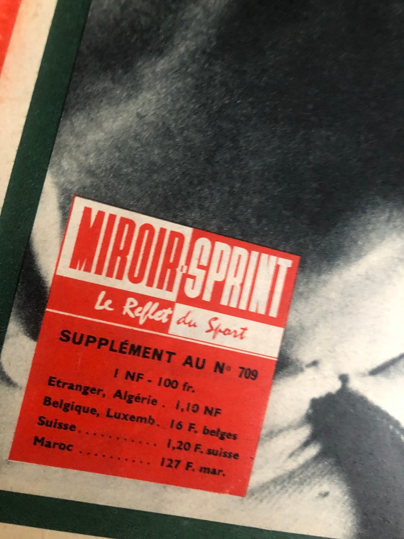 Impression Vintage Fausto Coppi - équipe Cycliste - Neuve Sous Pochette
