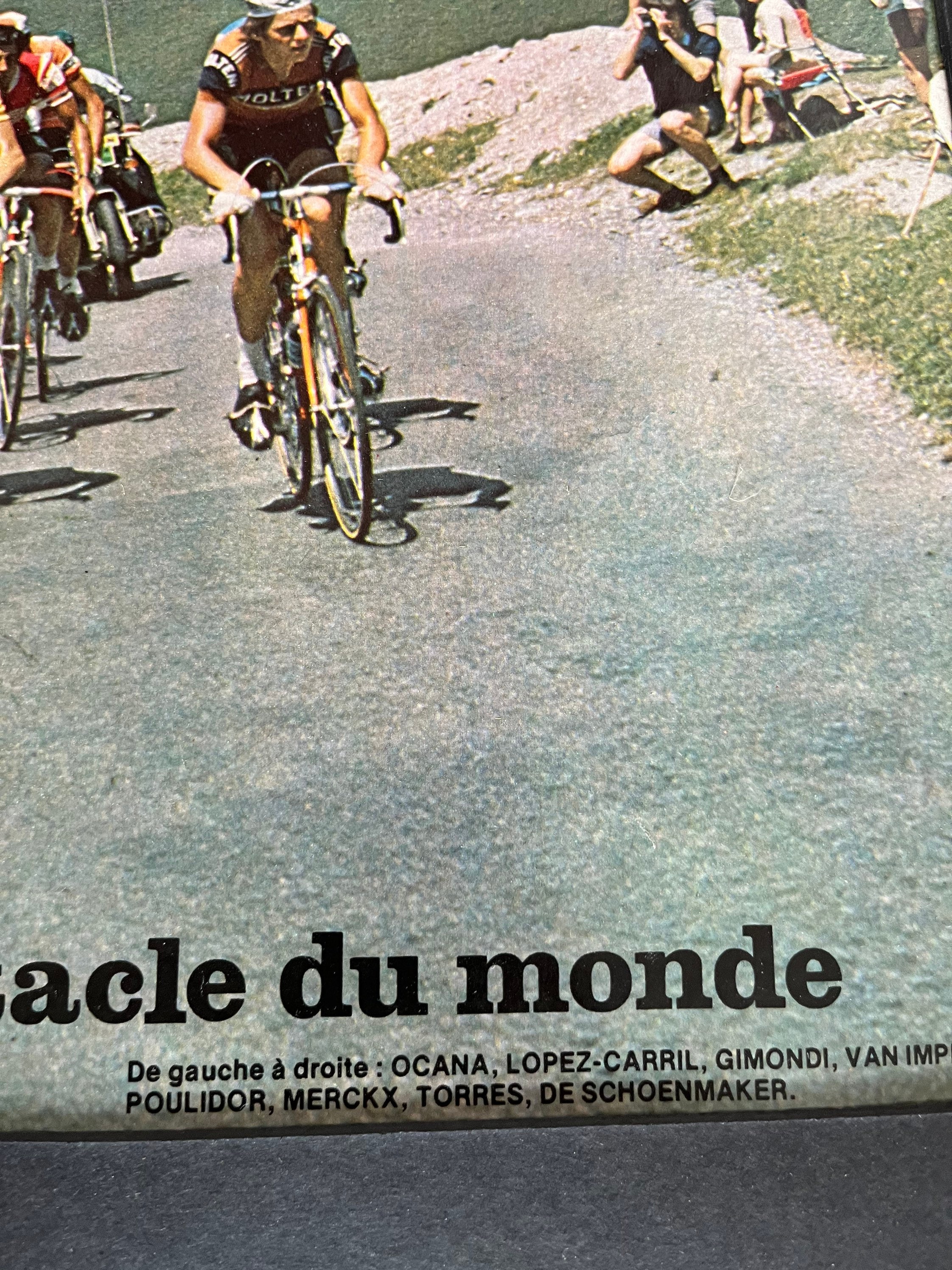 Eddy Merckx Tour De France Original Vintage Cycling Print 1974 Etsy