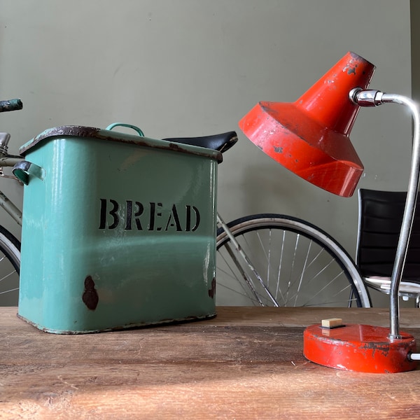 Vintage 1930s/40s enamel Bread Bin -  v rare