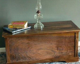 Hope Chest, Large, Cedar Lined with Tray, Walnut (pic), Maple, Oak, Pine