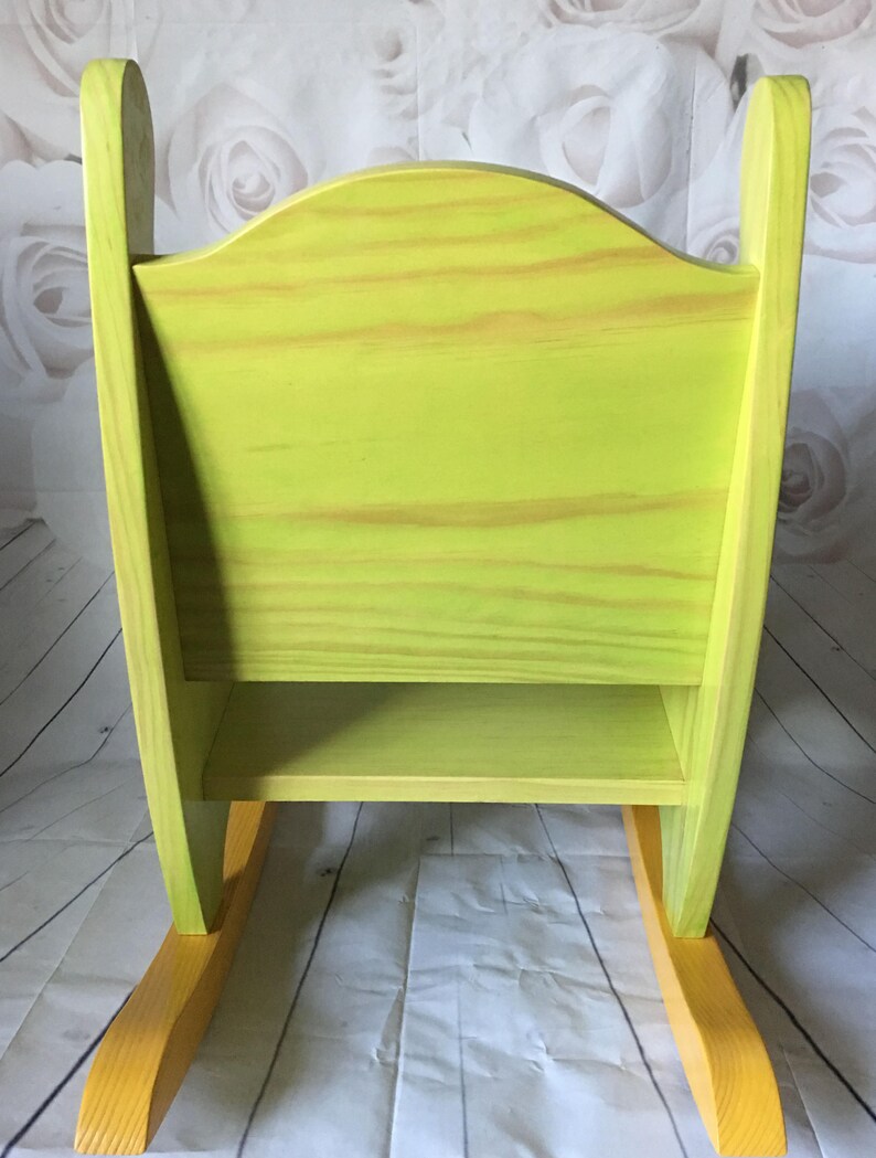Child's Rocking Chair Pine You Choose Colors with or Etsy