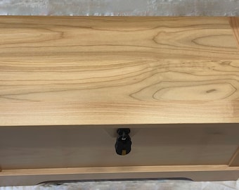 Hope Chest, Blanket Chest,  Maple (pictured) with Lock, Walnut, or Oak