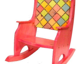 Mecedora Infantil Patchwork, Tu Eliges Colores