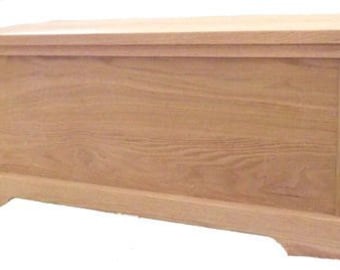 Hope Chest/Unifinished, Solid Wood, Oak (pic), Walnut, Maple (pic) or Pine