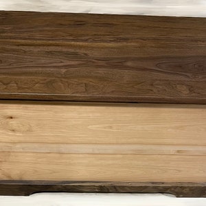 Hope Chest, Large Maple and Walnut, Cedar Lined w/Handles
