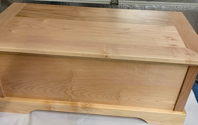 Hope Chest Solid Wood Cedar Lined Oak pic Maple Etsy