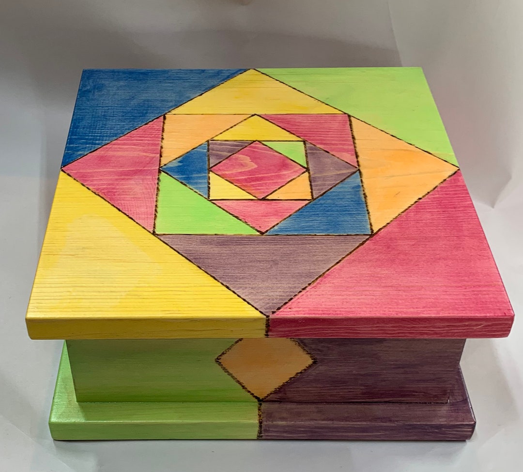 Decorative Storage Box You Choose Colors Etsy