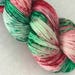Fingering / Sock Weight Yarn 2-ply 75 Super Wash Merino / 25 Nylon  464 yards/ 100 grams Holly Jolly