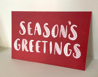 Season's Greetings // Postcard